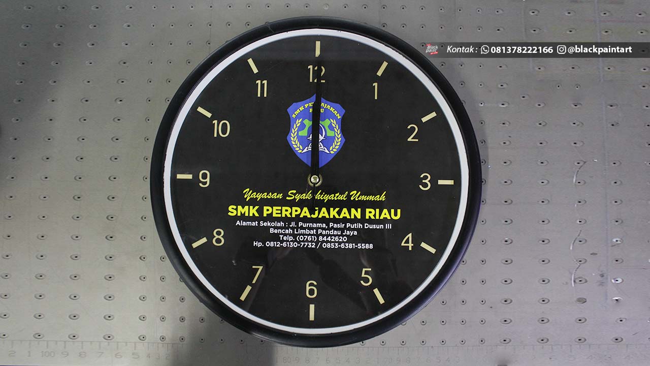 Blackpaint Art Cetak Jam Dinding Custom Percetakan Pekanbaru