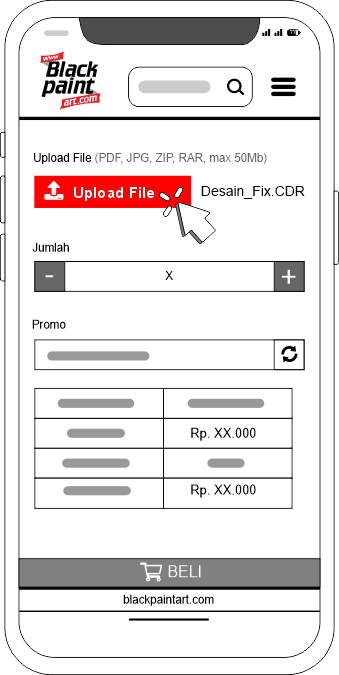 Cara Order Lewat Website Blackpaint
