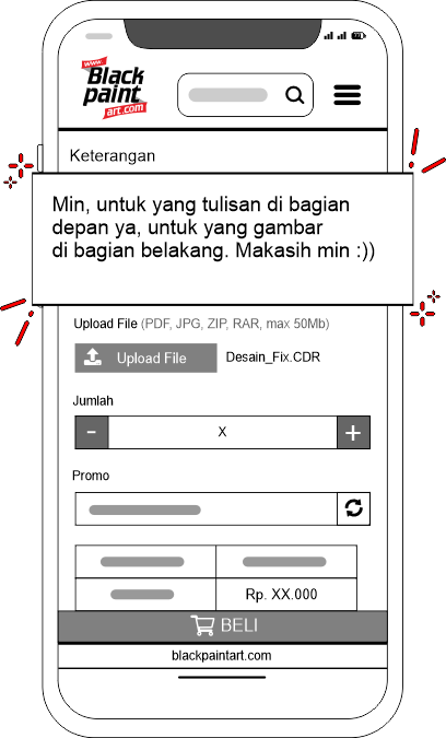 Cara Order Lewat Website Blackpaint