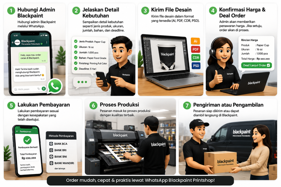 Cara order lewat WA Blackpaint Cara Order Lewat Website Blackpaint_Percetakan Pekanbaru