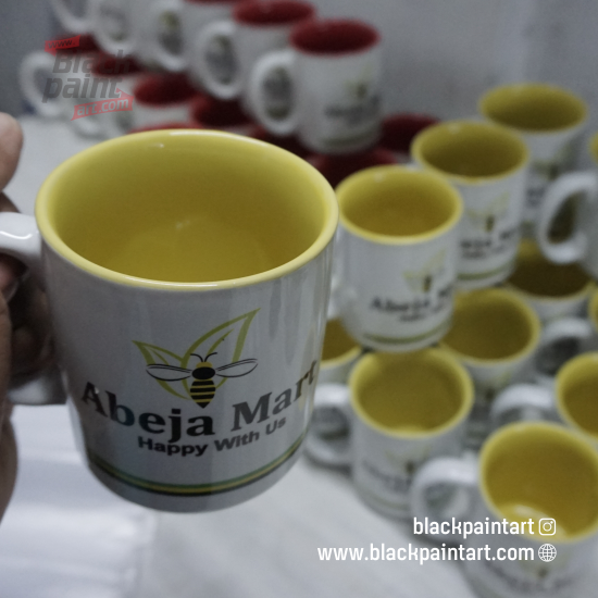 Mug Dalam Warna  + Sablon Fullcolor