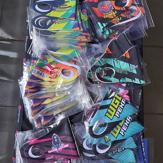 Masker Scuba Biasa Full Printing