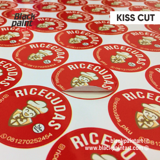 Stiker Glossy Label Eco Maxdecal