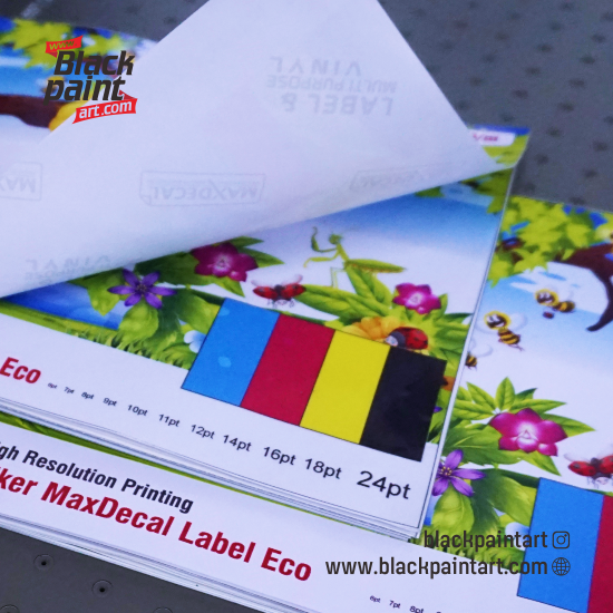 Stiker Glossy Label Eco Maxdecal