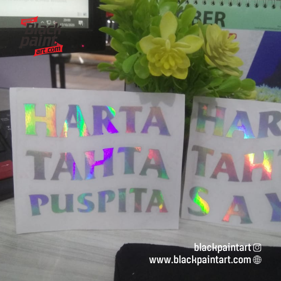 Stiker Cutting Hologram