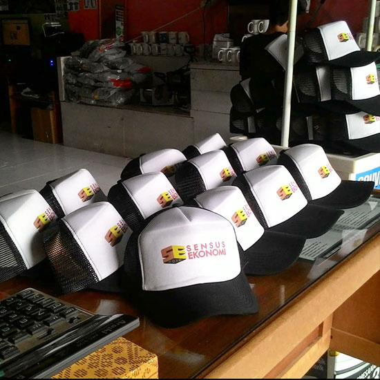 Topi Trucker + Sablon 