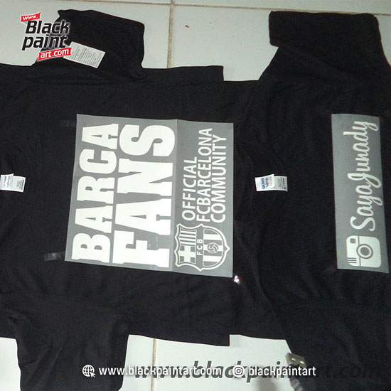 Kaos + Sablon Polyflex