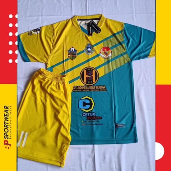 Jersey Stel ( Atasan FullPrint | Celana Polos + Polyflex )