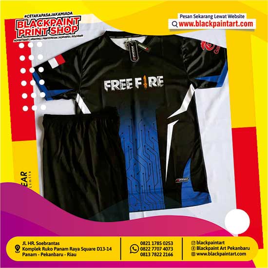 Jersey Stel ( Atasan FullPrint | Celana Polos + Polyflex )