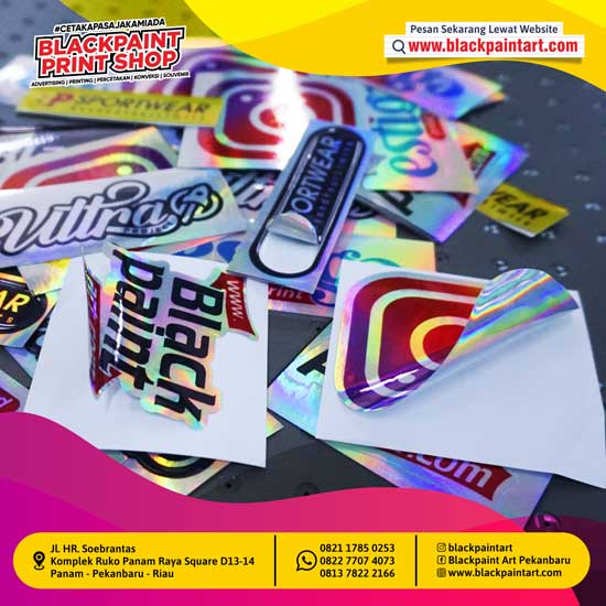 Stiker Hologram Printing