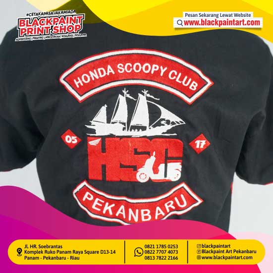 Baju Kemeja Lengan Pendek + Bordir