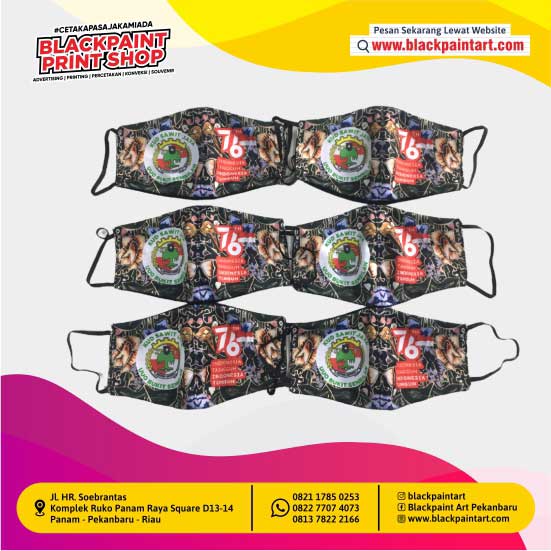 Masker Kain Printing Fullcolor