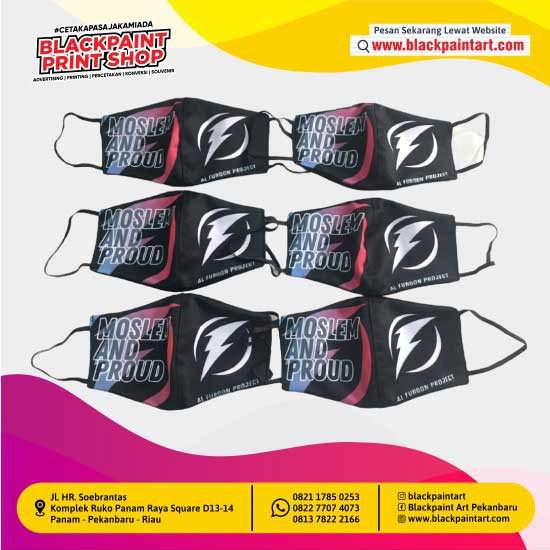 Masker Kain Printing Fullcolor