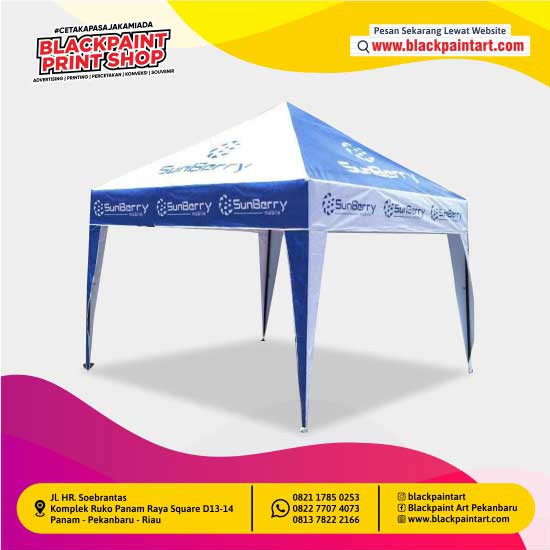 Tenda Promosi Cafe Ukuran 4 x 4 M