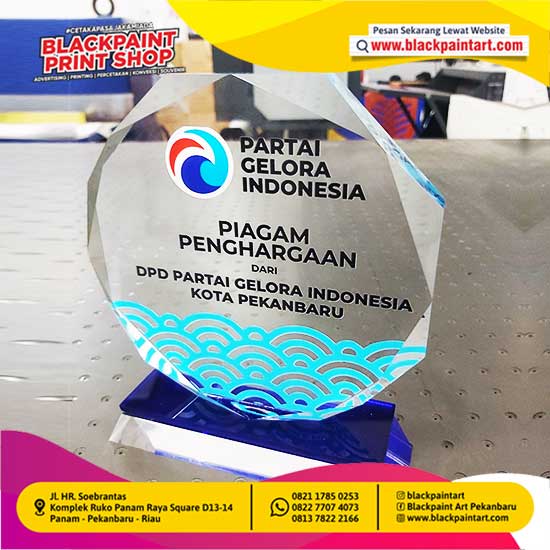 Plakat Acrylic Model A 20mm Premium + Kotak 