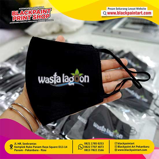 Masker Kain + Logo Polyprint / DTF