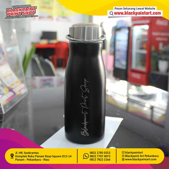 Tumbler Tutup Kayu ( 350ml ) Marking / Grafir