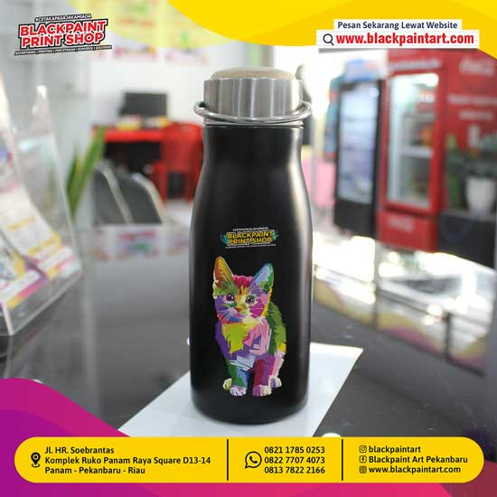 Tumbler Tutup Kayu ( 350ml ) Print UV