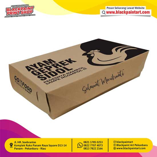 Kemasan Kraf Lunch Box M