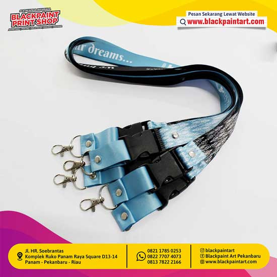 Lanyard Printing Fullcolor Bahan Tissue (2,5 cm)