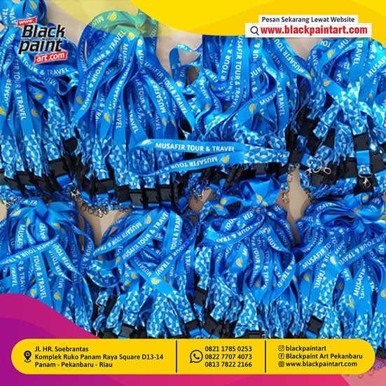 Lanyard Printing Fullcolor Bahan Tissue (2,5 cm)