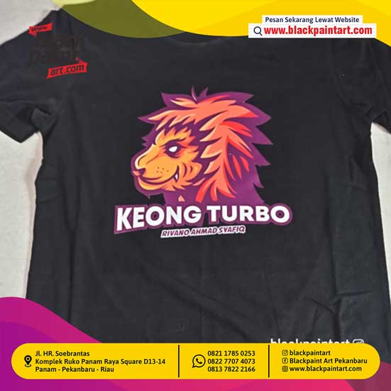 Kaos + Sablon Polyflex Print