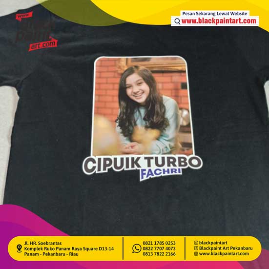 Kaos + Sablon Polyflex Print