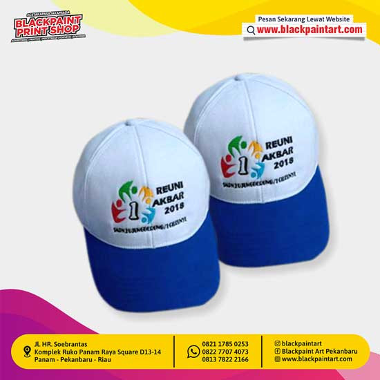 Topi Promosi + Bordir