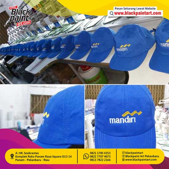 Topi Promosi + Bordir