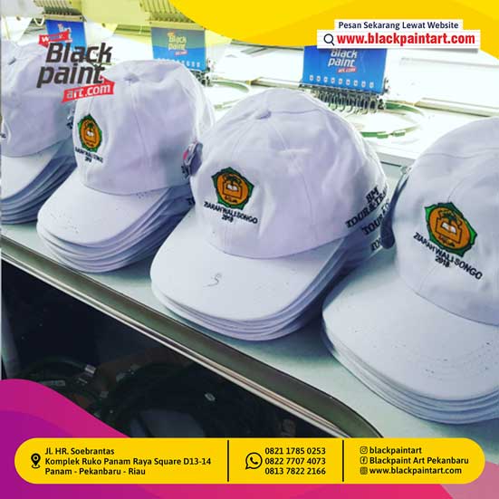 Topi Promosi + Bordir