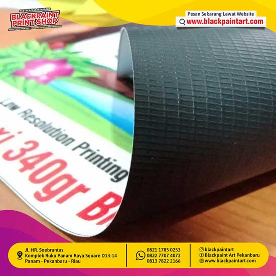 Spanduk Flexy 340gr BO