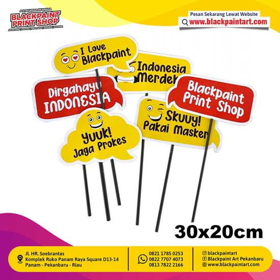 Aksesoris PhotoBooth ( Paket Max Uk 30x20 cm = 1 pcs )