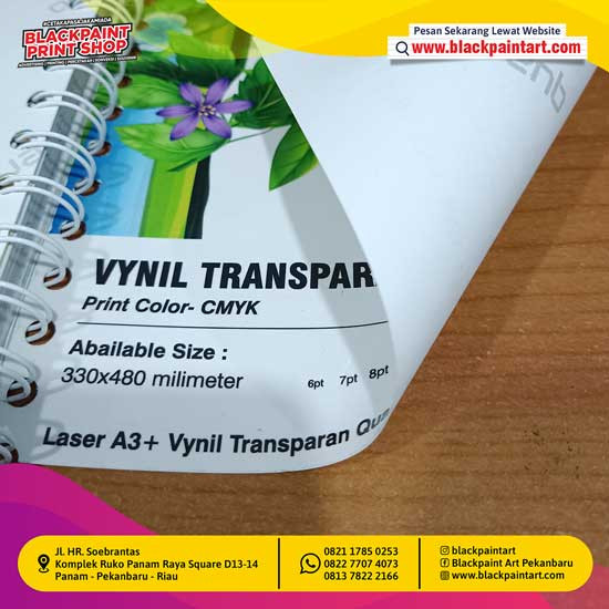 Stiker Vynil Transparan A3+ Quantac