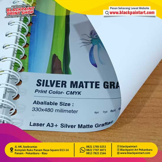 Laser A3+ Silver Matte Graftac