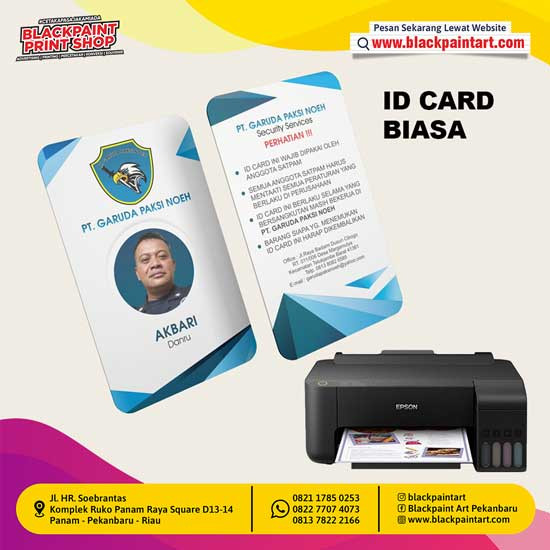 ID Card PVC  Biasa