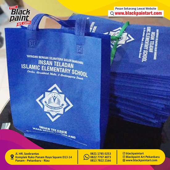 Tas Spunbond 30 x 40 cm + Sablon 1 Warna