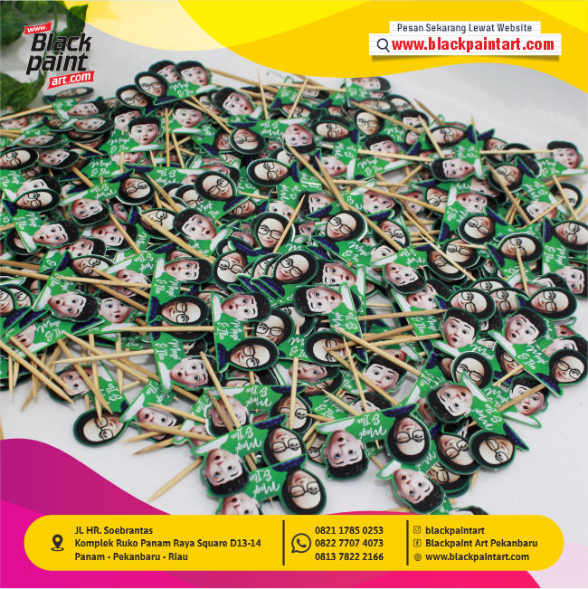 Topper Cake ( Max 3 cm ) + Stiker