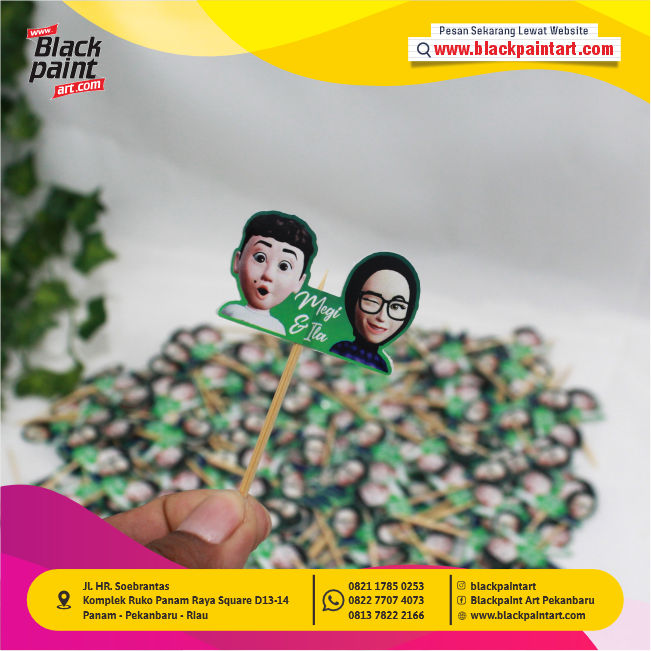 Topper Cake ( Max 3 cm ) + Stiker