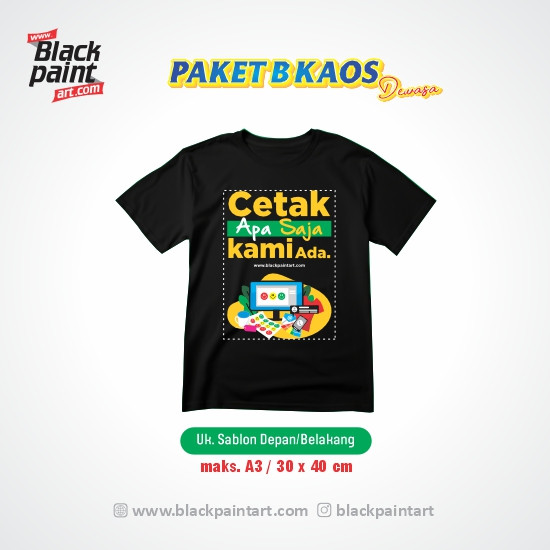[ Paket B ] Kaos Koze Lengan Pendek + Sablon DTF