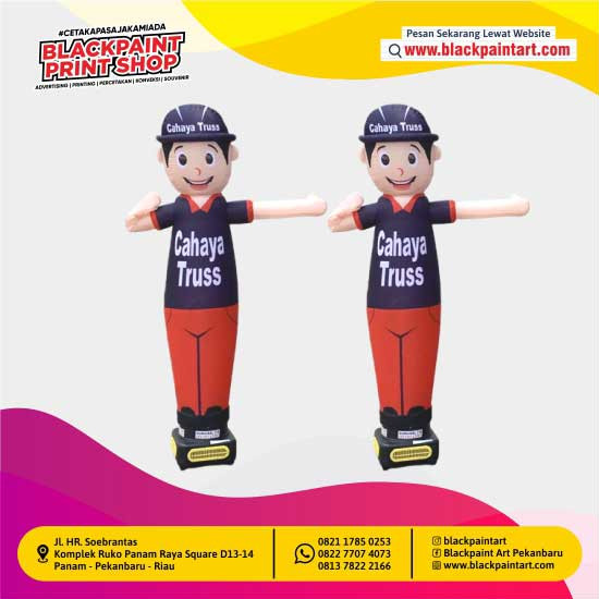 Sky Dancer Diameter 13 Inch ( Tinggi 3 Meter )