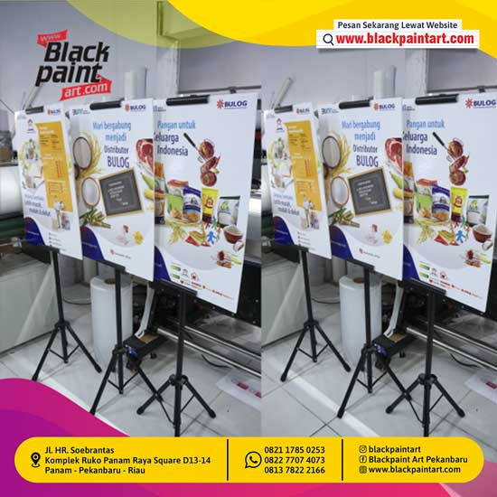 Tripod Banner uk. 50 x 100 cm