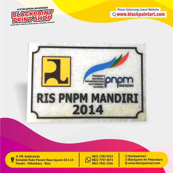 Batu Pualam Putih Ukuran 60 x 40 cm