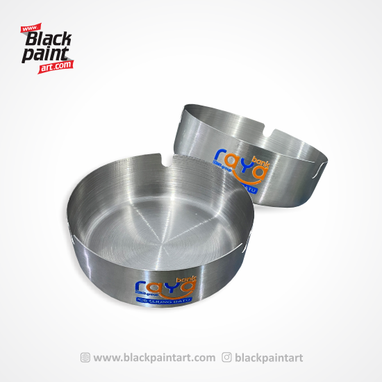 Asbak Steinless Diameter 10 cm + DTF UV