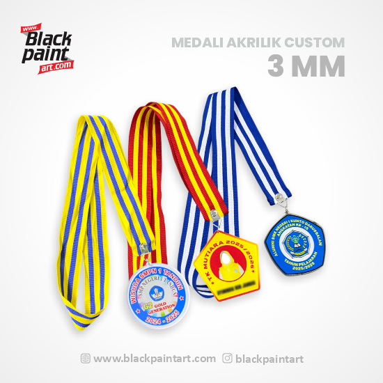 Medali Acrylic Custom ( 3mm )