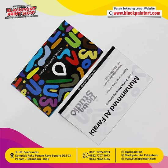 Kartu Nama Art Paper 260 gr + Box