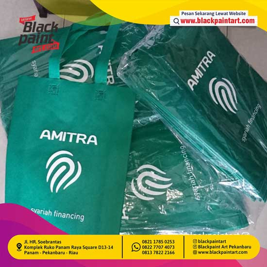 Tas Spunbond 20 x 25 cm + Sablon 1 Warna