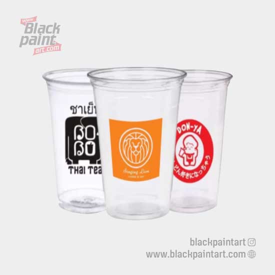 Cup Plastik Sablon (Gosyen) Premium
