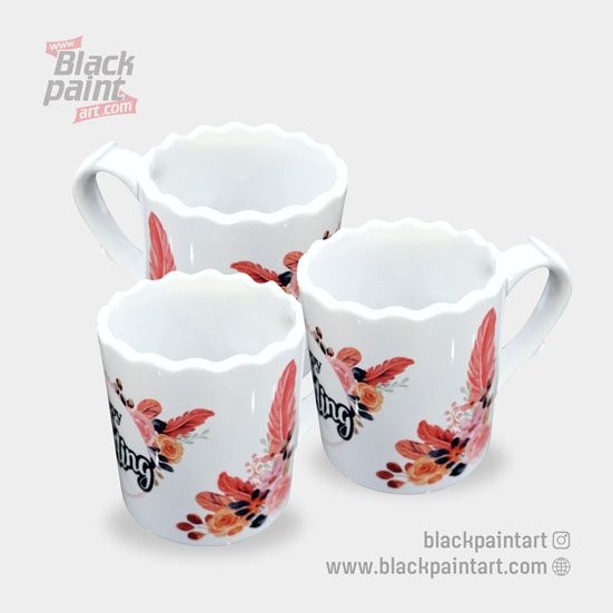 MUG NK Flower + Sablon Fullcolor