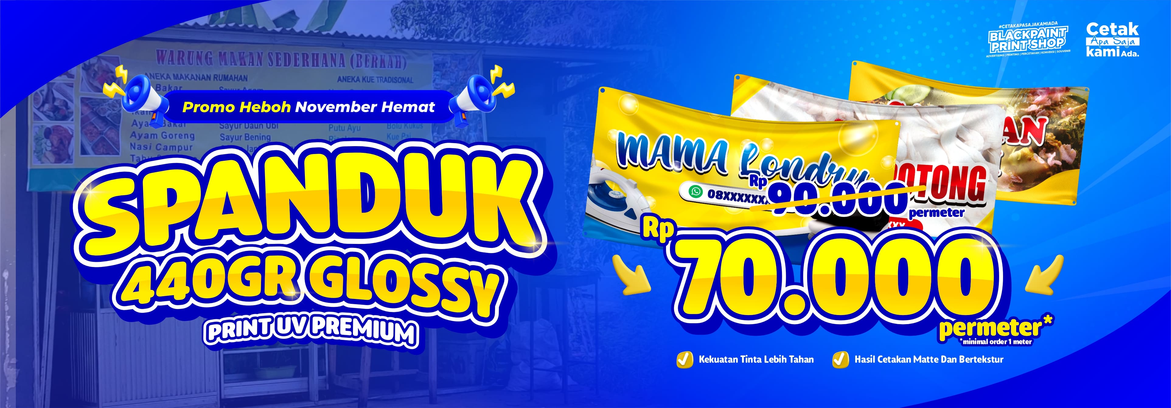 PROMO SPANDUK UV PREMIUM